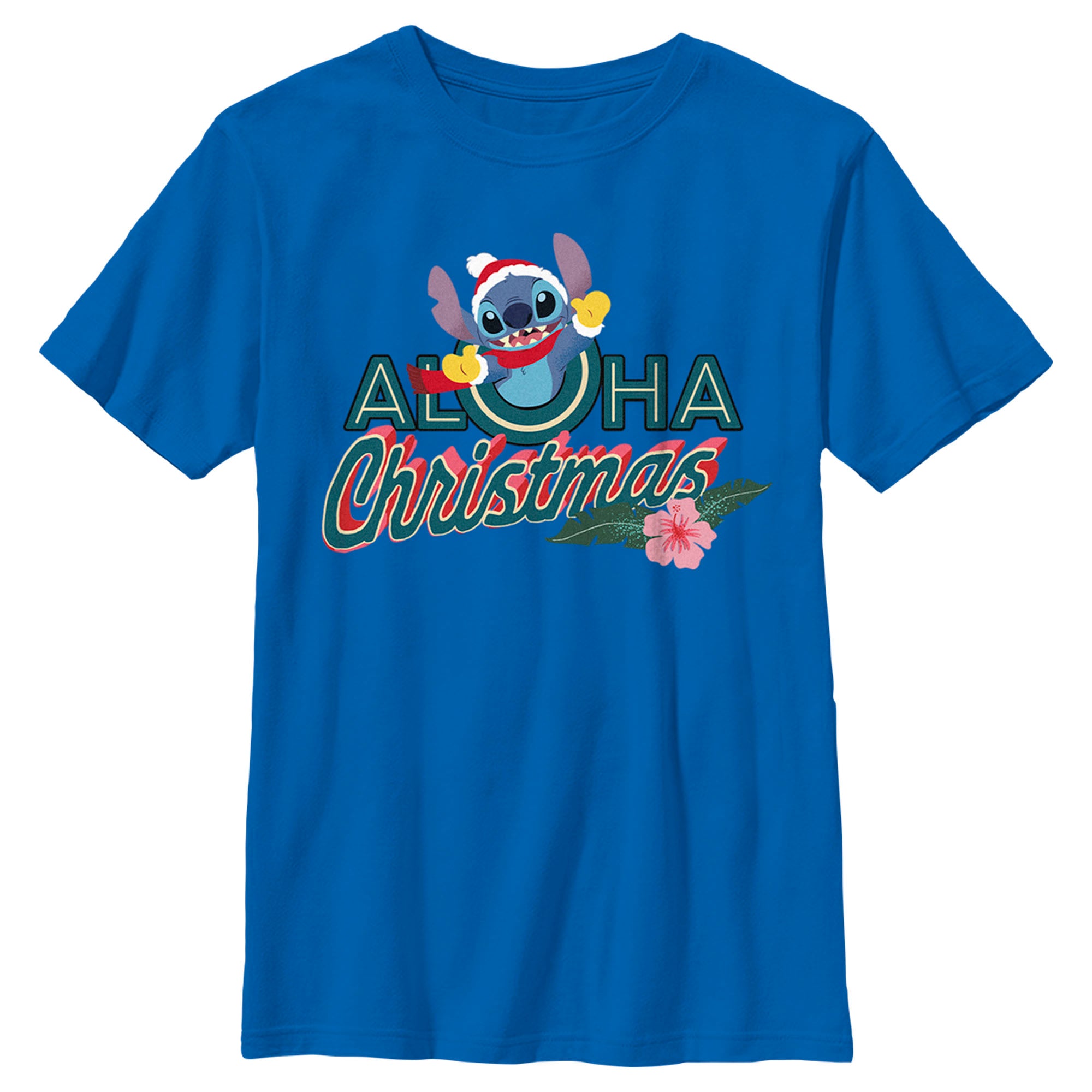 Boy’S Lilo & Stitch Aloha Christmas T-Shirt