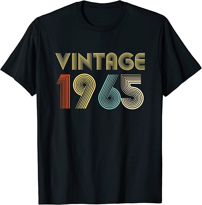 1965 56th Birthday Vintage Retro Womens Men’s T-Shirt