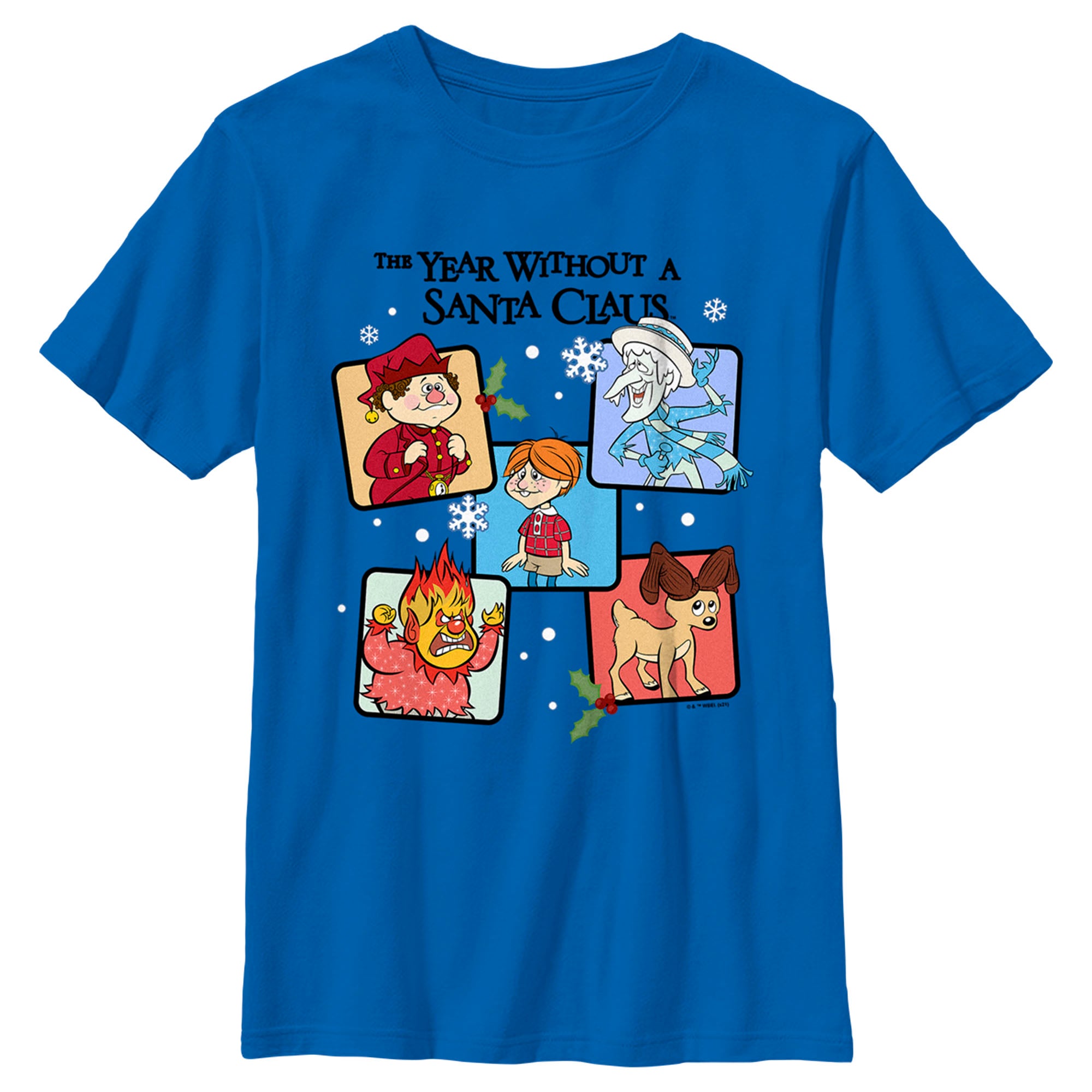 The Year Without A Santa Claus Boy’S Character Panel  T-Shirt