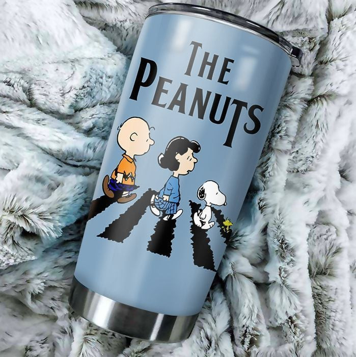 The Peanuts Snp Brown Gift For Lover Travel Tumbler Vh-Td-Tq