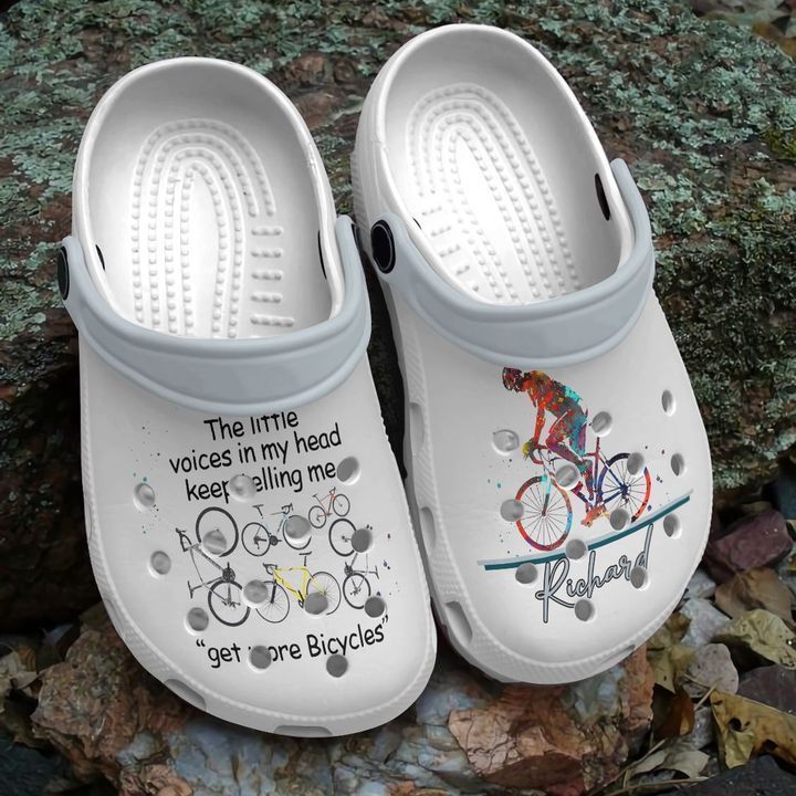Personalized Cycling Lovers  Crocsy Shoes For Mens And Womens