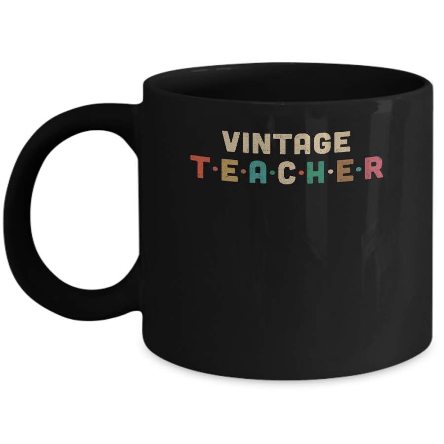 Vintage Retro Teacher Back To School Gifts Mug