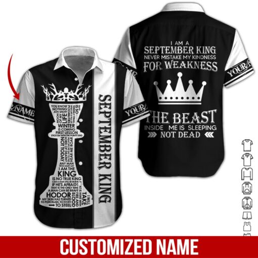 September King Custom Hawaiian Shirt | For Men & Women | Hn1773