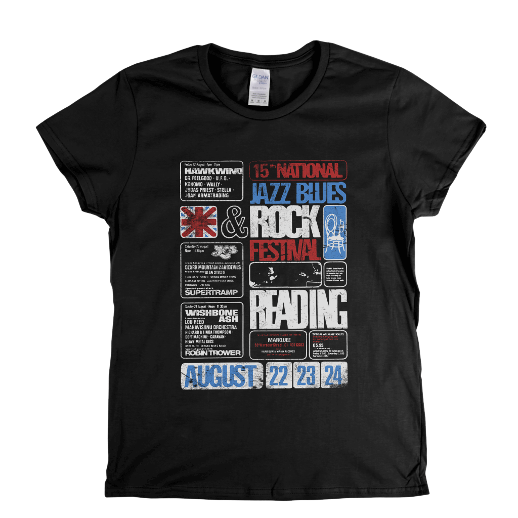 Reading Rock Festival 15th Womens T-Shirt