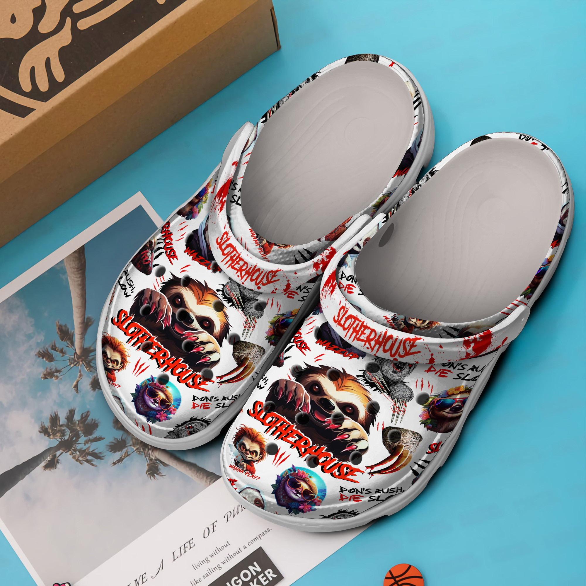 Slotherhouse Movie Crocss Clogs For Men Women And Kid Bm1411-1341