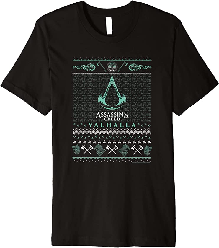 Valhalla Ugly Christmas Sweater Premium T-Shirt