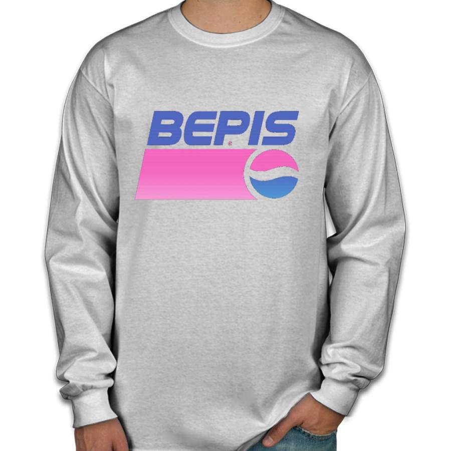 Bepis Aesthetic Men Long Sleeve Shirt