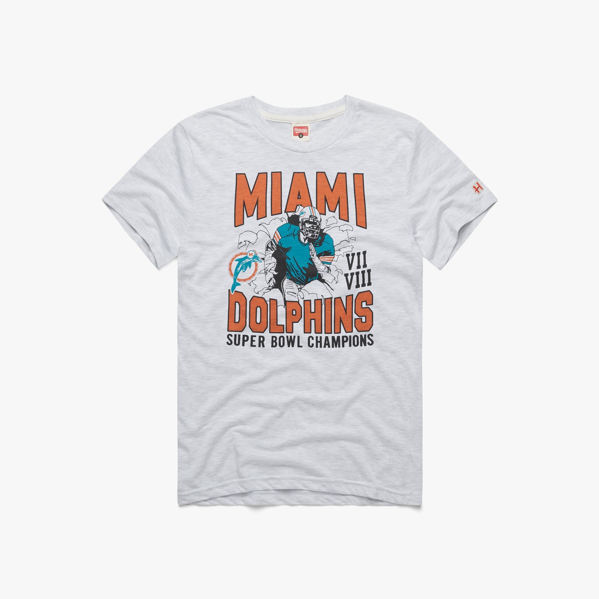 Dolphins 2 Time Super Bowl Champions/Unisex Tee/3Xl