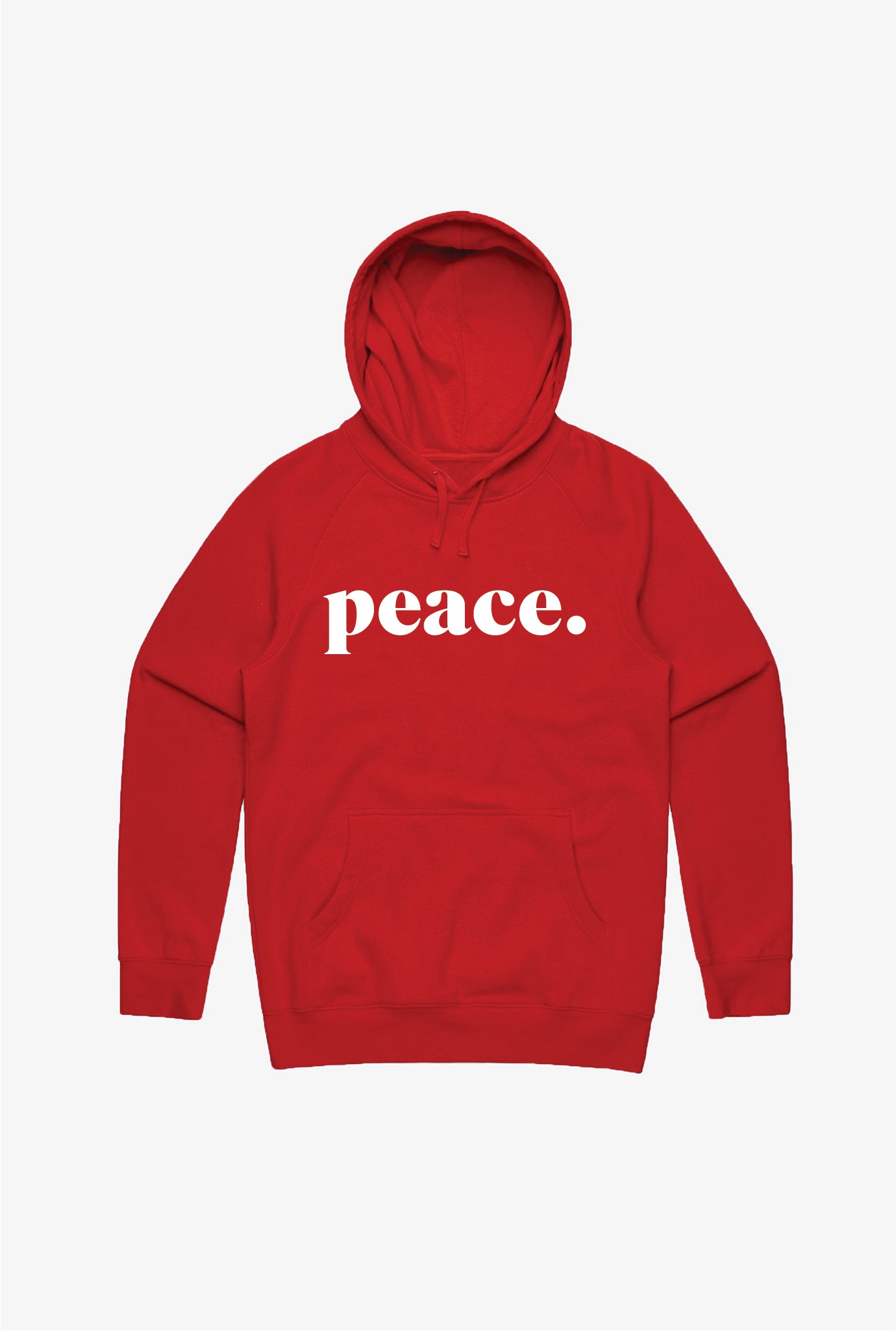 Syria & Turkey Relief Peace Hoodie – Red