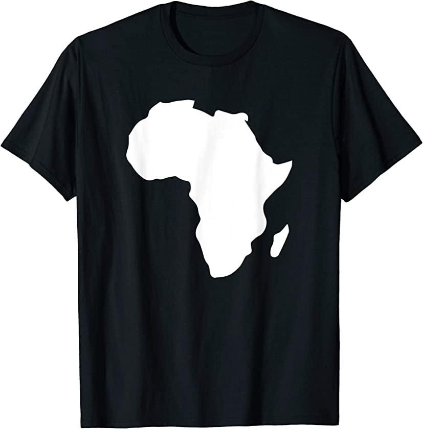 Africa Map African American Pride Black History Month TShirt