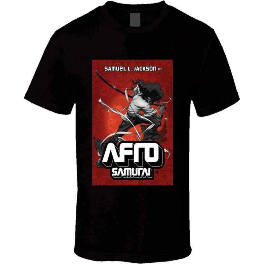 Afro Samurai Anime TV Show Poster Cool Fan T Shirt