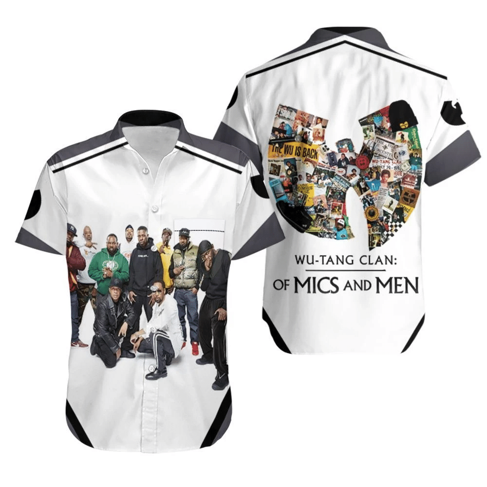 Wu Tang Clan Legends Hip Hop Pose For Fan Hawaiian Shirt Combo Beach