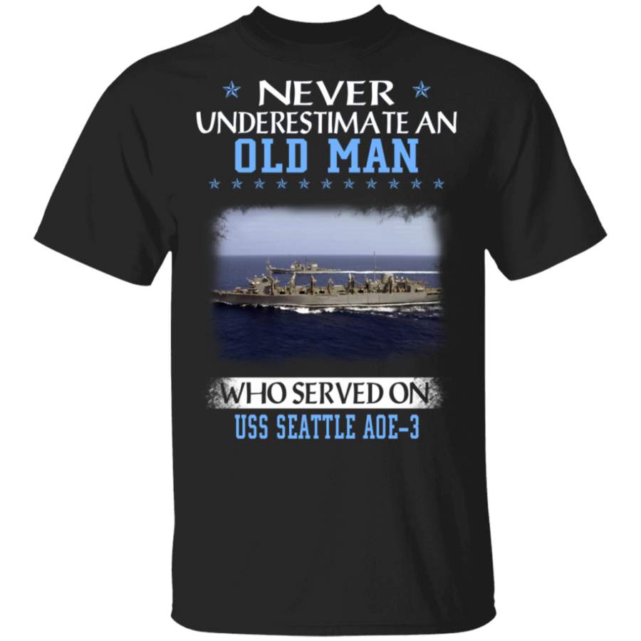 USS Seattle AOE-3 Veterans Day Christmas Gift T-Shirt