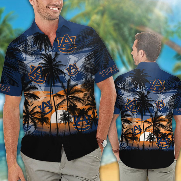 Auburn Tigers Tropical Hawaiian Shirt, Short – Limited Edition