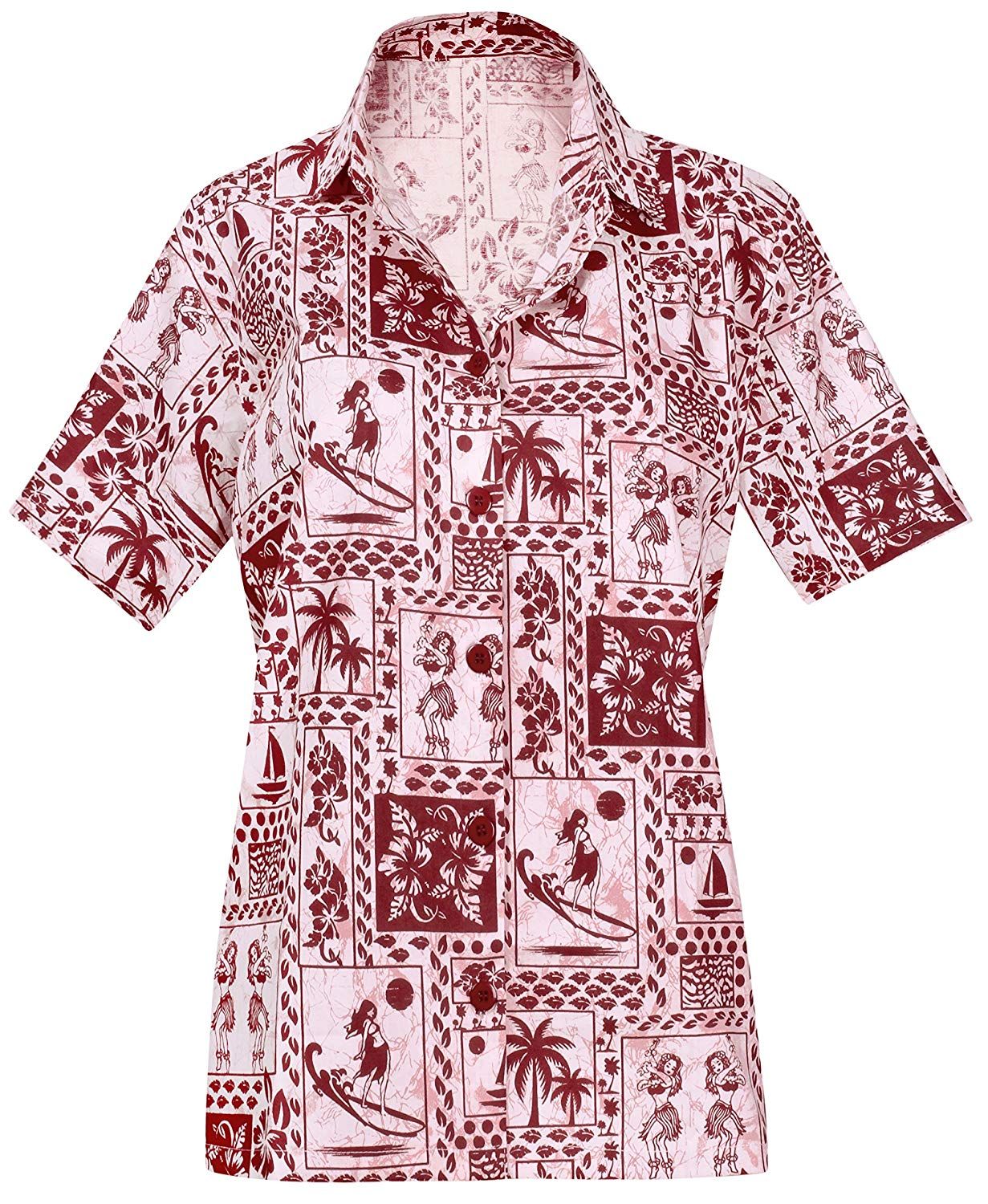 Beach Red High Quality Hawaii Shirt Ha104559