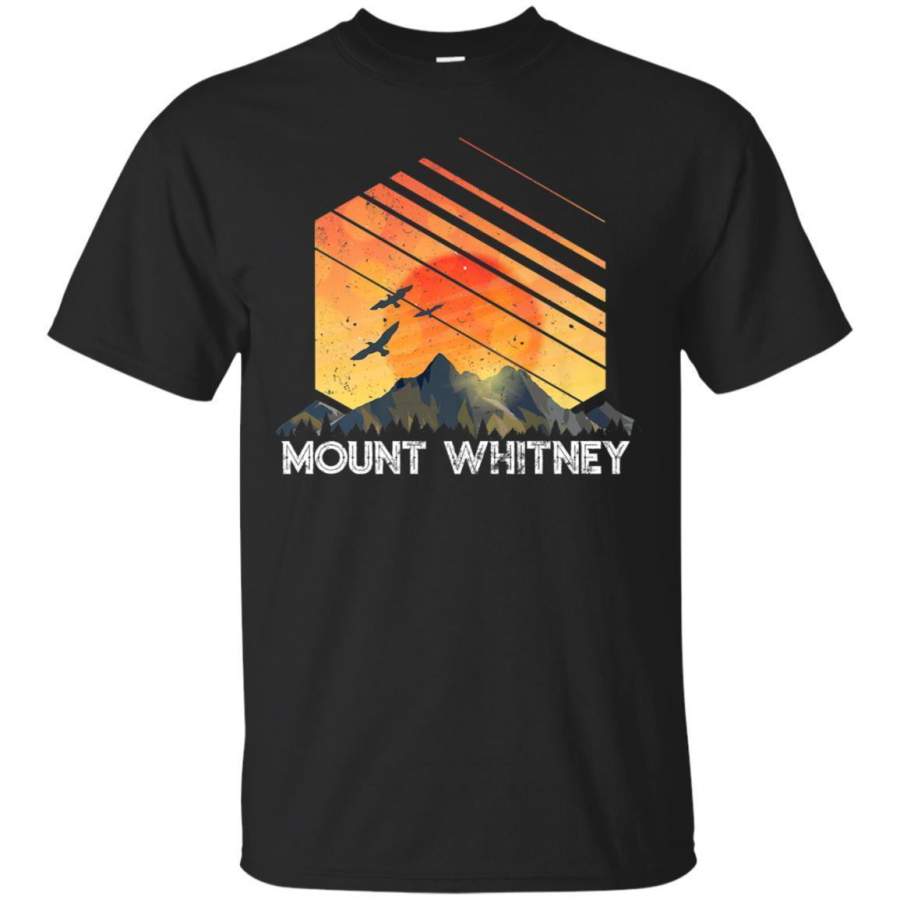 AGR Mount Whitney Vintage Mountain Sunset 80s Tshirt Jaq T-shirt