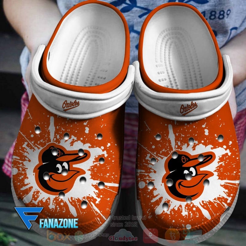 Baltimore Orioles MLB Sport Crocs Clogs Crocband Shoes Comfortable For Men Women and Kids