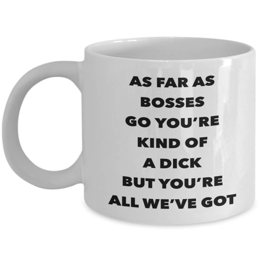 Funny Boss Gifts for Bosses Gag Gift Mug Ceramic Coffee Mug