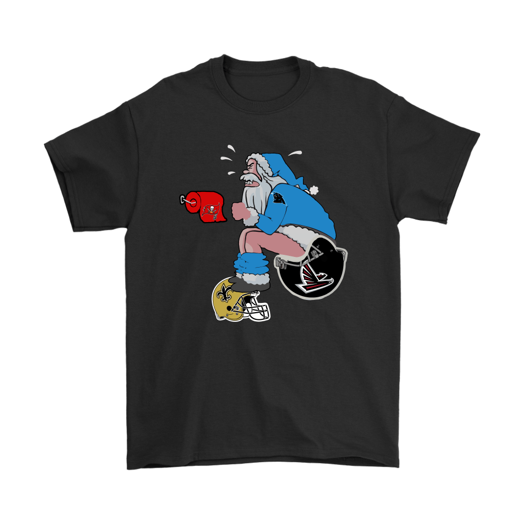 Shop Santa Claus Carolina Panthers Shit On Other Teams Christmas Shirts