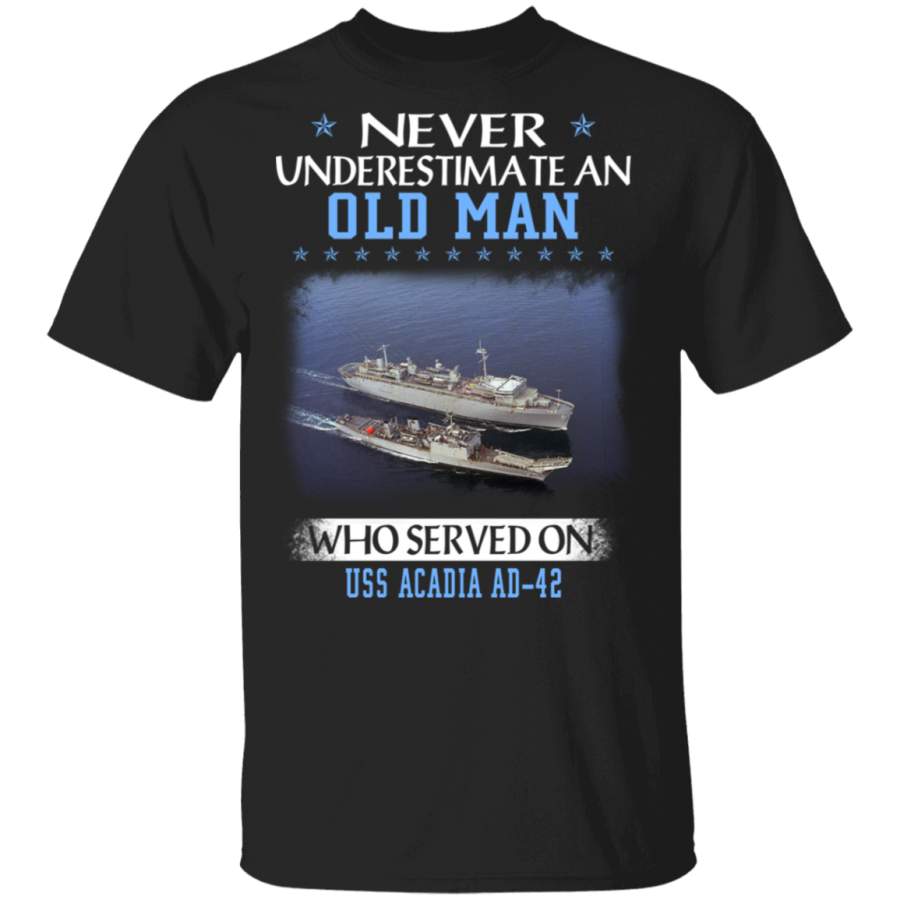 USS ACADIA AD-42 Veterans Day Christmas Gift T-Shirt