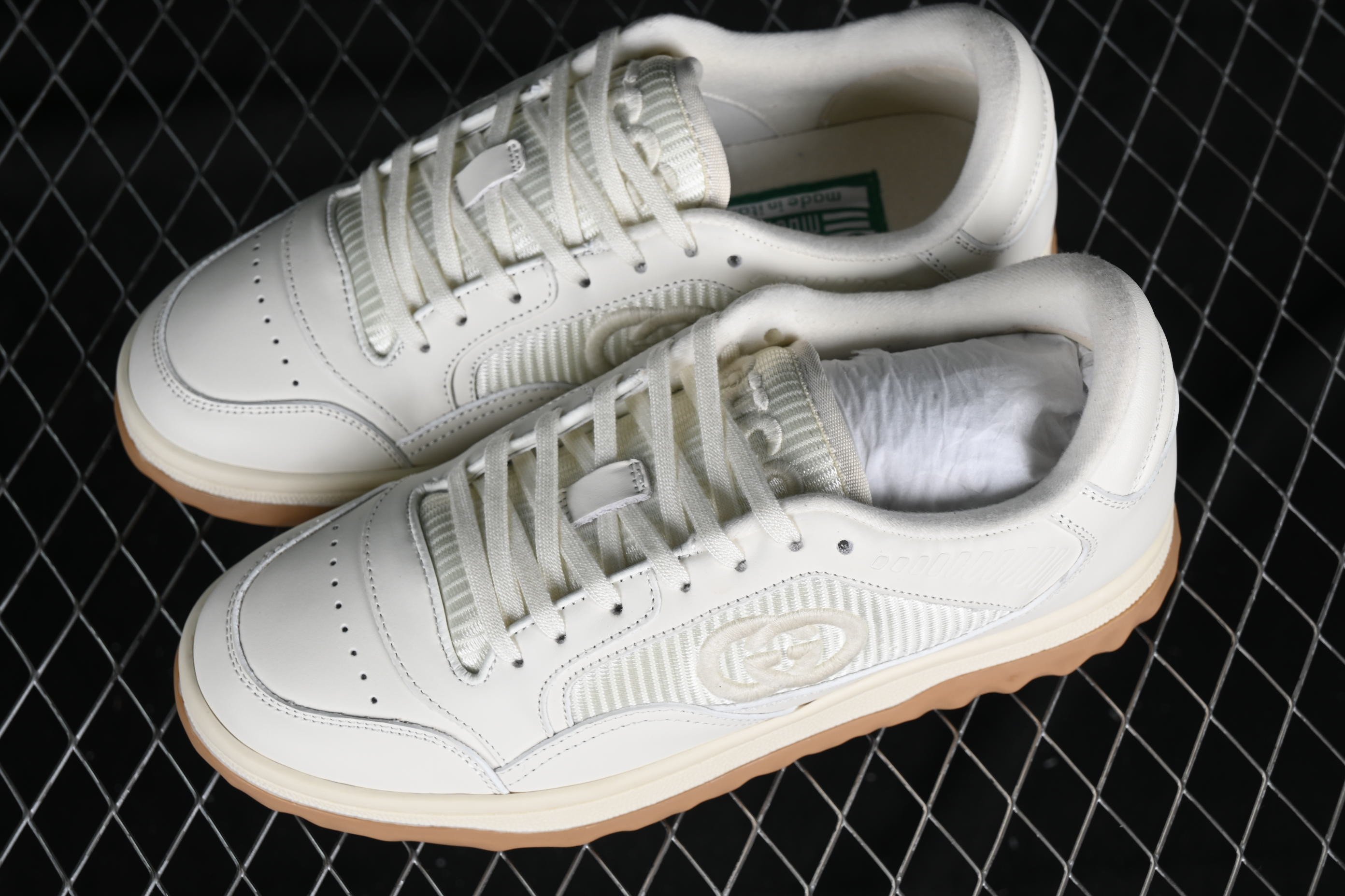 Gucci MAC80 Sneaker- Off White Leather SNK592439821