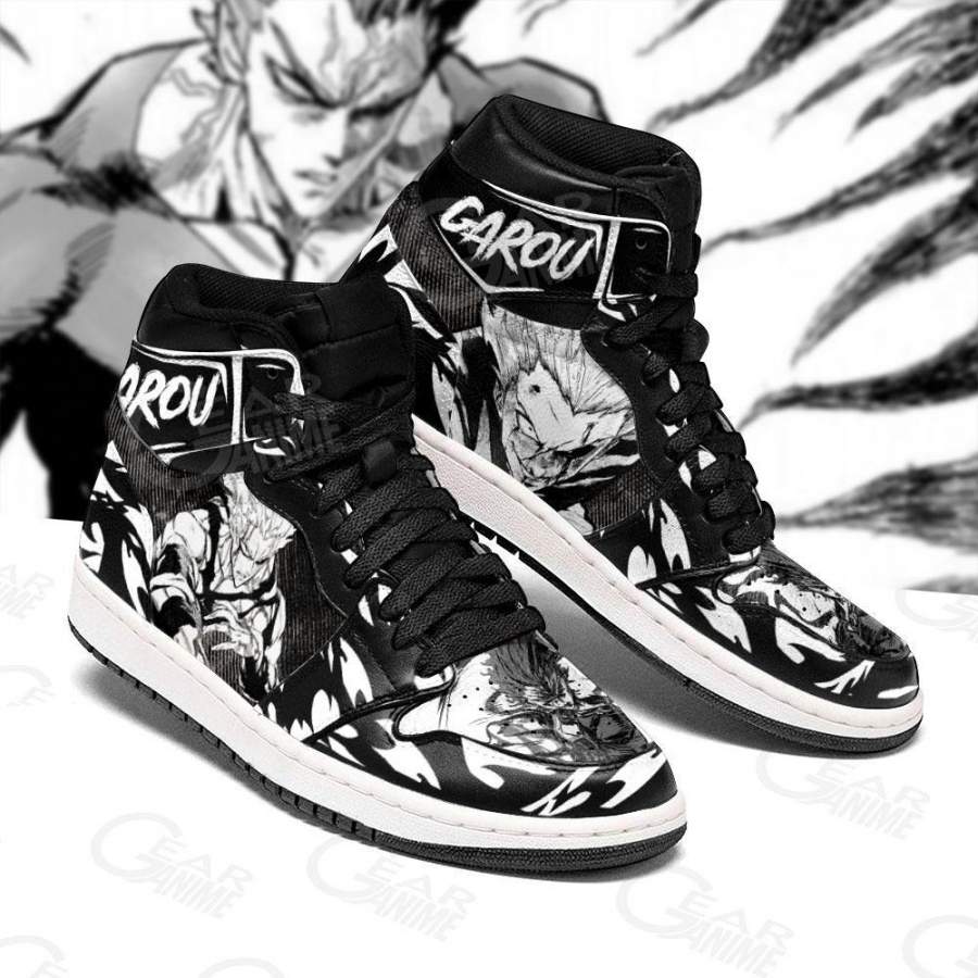 Garou One Punch Man Jordan Sneakers Anime Custom Shoes MN10