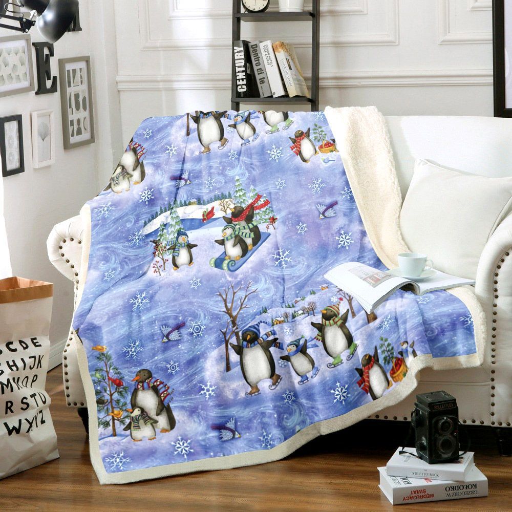 Penguin Tt2511088Tt Sherpa Fleece Blanket