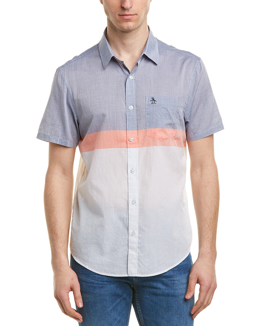 Original Penguin Heritage Slim Fit Woven Shirt