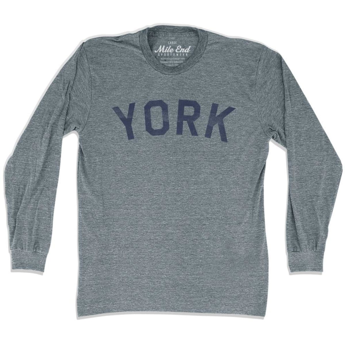 York Long Sleeve Vintage T-shirt