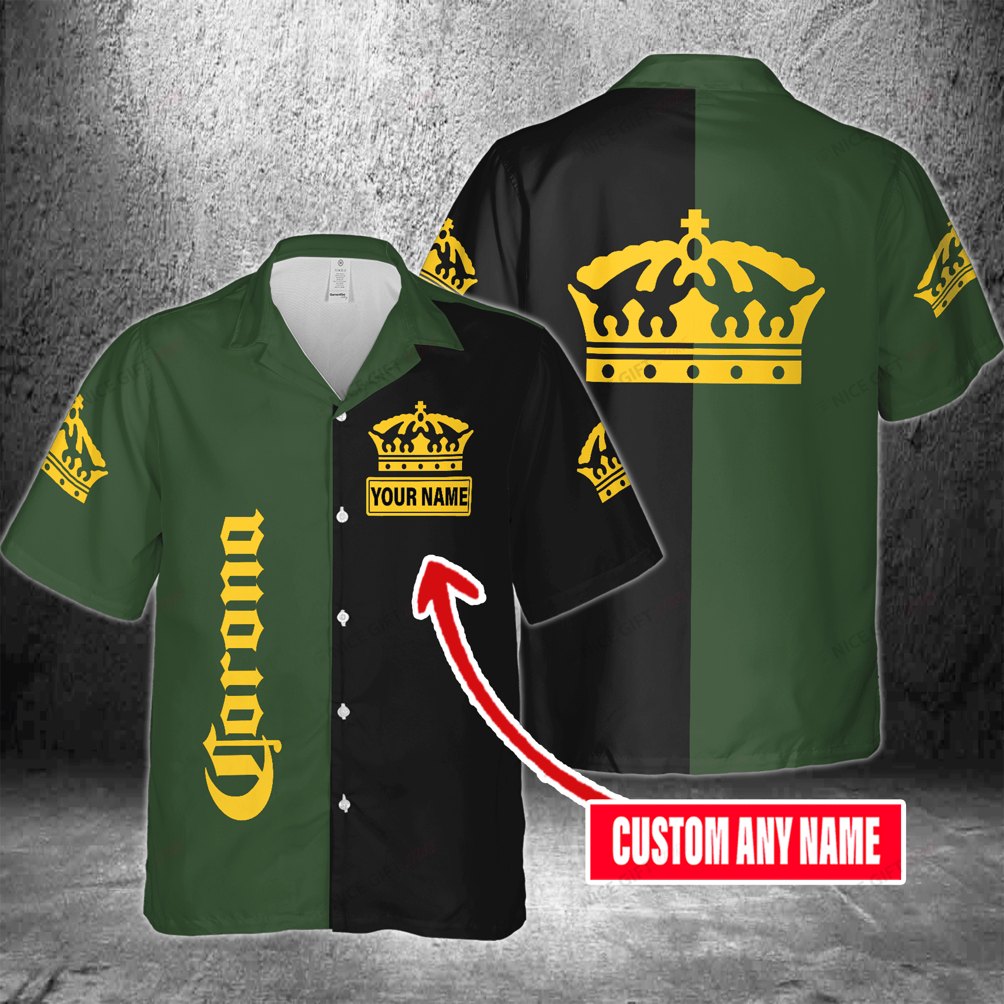 Corona Extra Custom Name Hawaiian Shirt 3Hs-P1B2