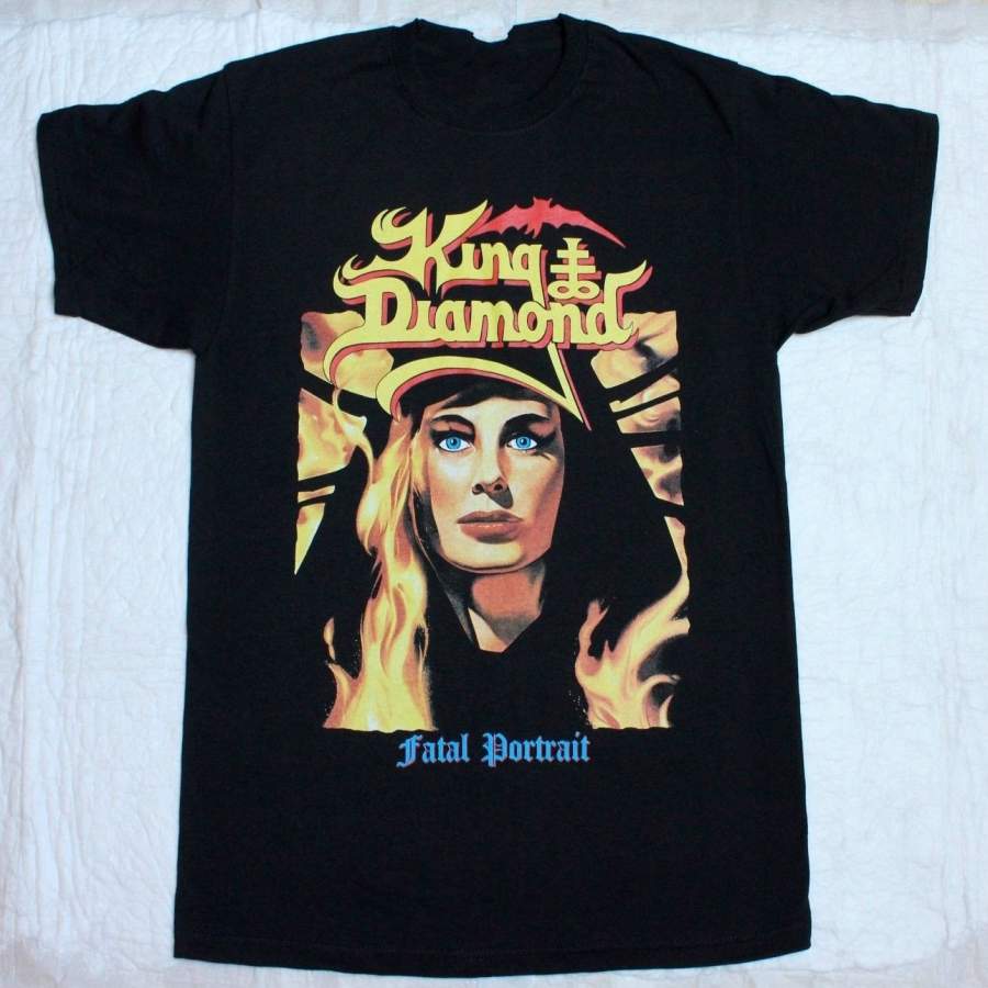 King Diamond Fatal Portrait’86 Mercyful Fate Death Thrash Men’s T-Shirt