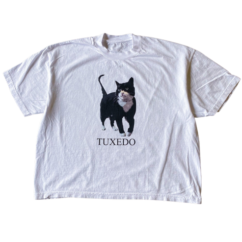 Tuxedo Cat Walk Tee Shirt Outfit  For Men  For Women