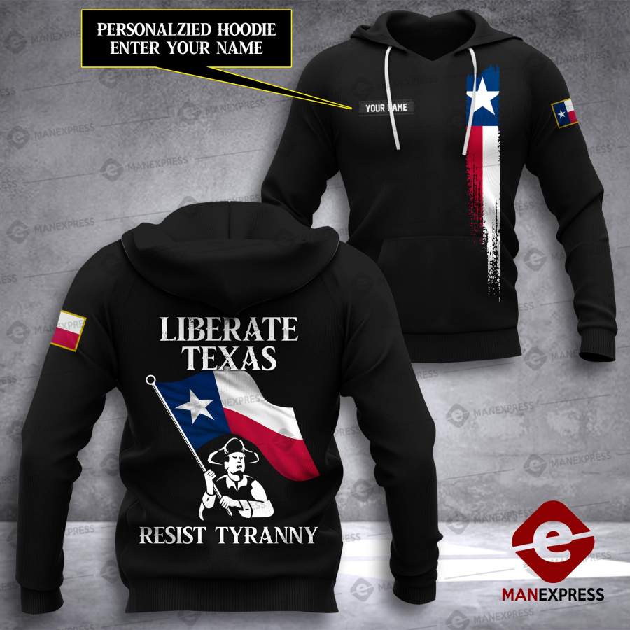 VH CUSTOMIZE  Texas HOODIE 3D ALL OVER PRINT 0401 PDT