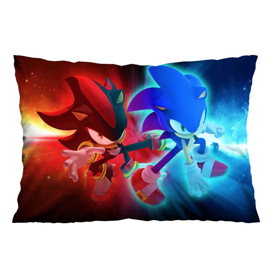 SONIC THE HEDGEHOG GAMES Pillow Case Cover Recta