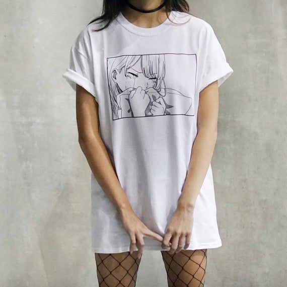 Anime Shirts Anime Eyes Anime Shirt Anime Gift Manga Shirt Cute Kawaii Shirt Otaku Anime Manga Print Kawaii Cosplay Shirt