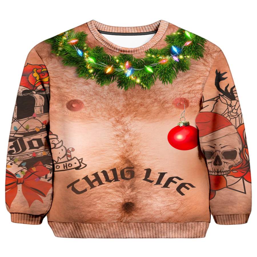 Thug Life Ugly Christmas Sweatshirt