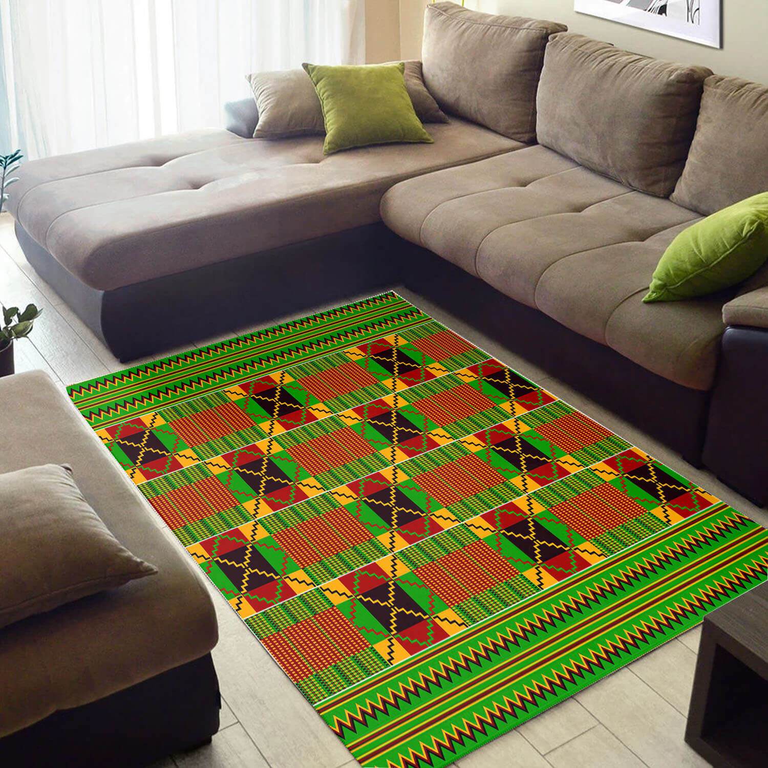 Trendy African Style Rugs Graphic African American Black Art Afrocentric Art African Carpet African House Decor BPS3548