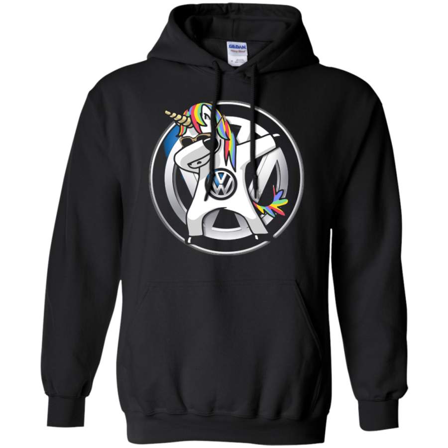 AGR Car – I Flippin’ Love Volkswagen Dabbing Hip Hop Unicorn Hoodie