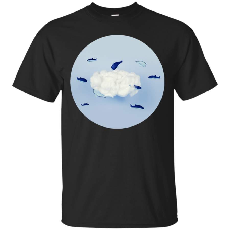 Whales around the cloud T-Shirt