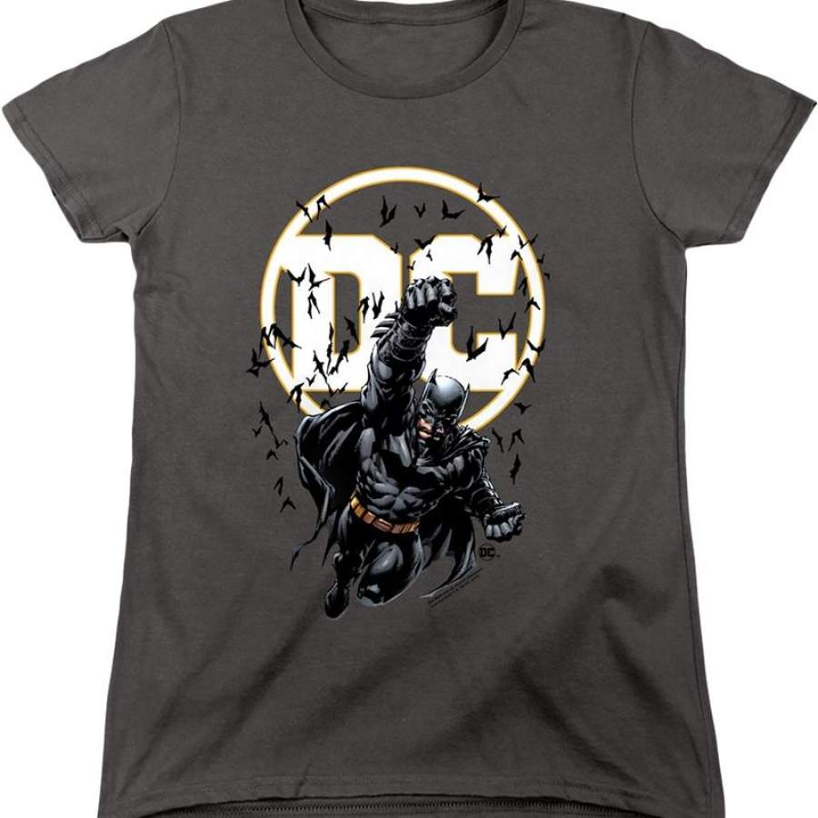 Womens DC Comics Logo Batman Shirt