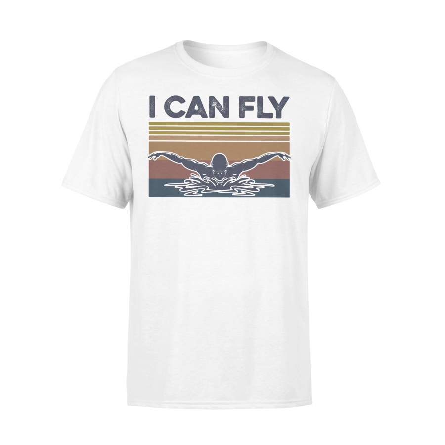 I Can Fly Swimming Vintage T-shirt