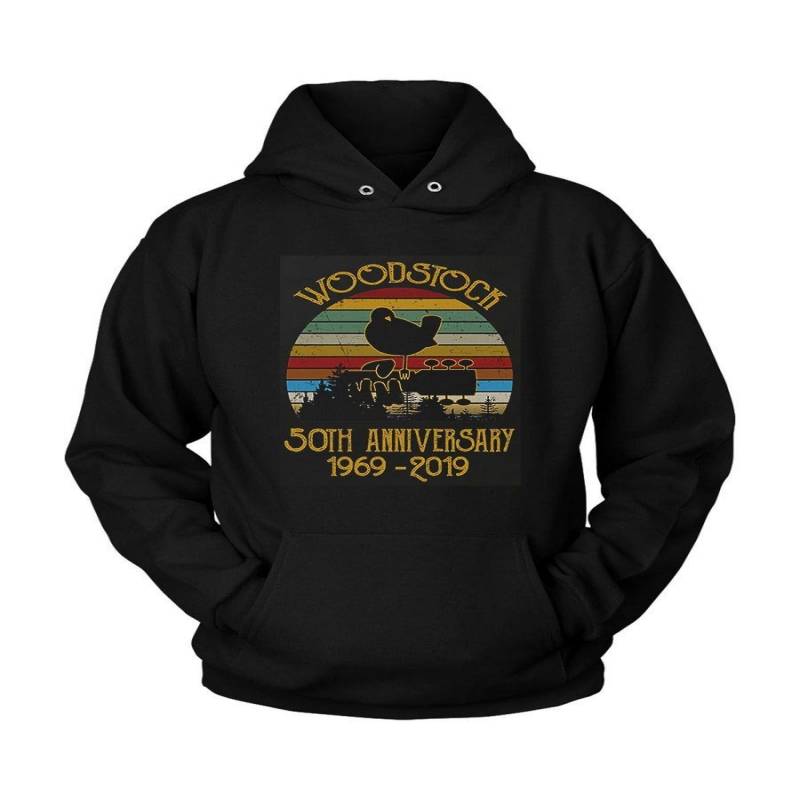 50Thiversary 1969 2019 Woodstock Music Vintage Retro Unisex Hoodie