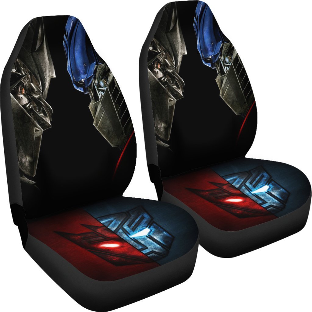Autobots Vs Decepticons Art Design Transformers Car Seat Covers 2