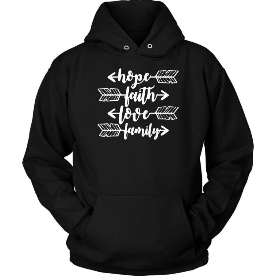 Hope faith love family hoodie | Faith hoodie