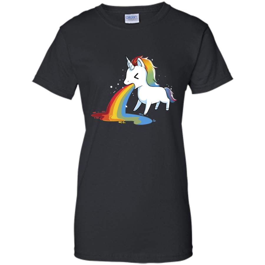 where rainbows come from-lovely unicorn t shirt