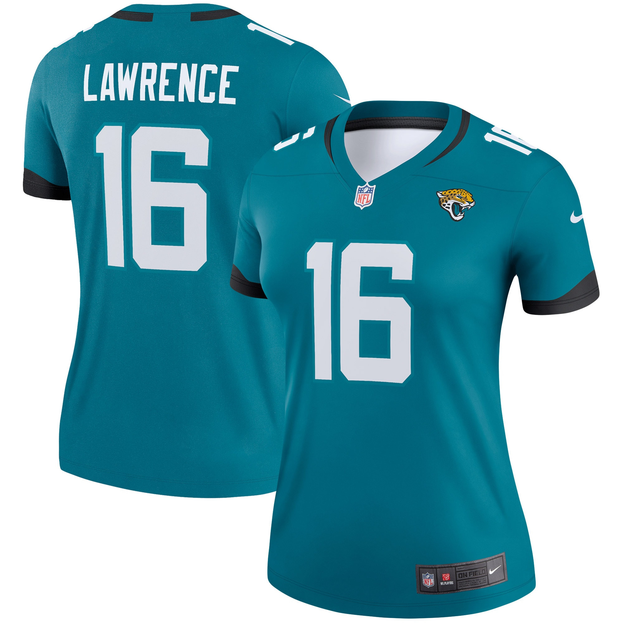 Trevor Lawrence Jacksonville Jaguars Womens Legend Jersey – Teal NFL