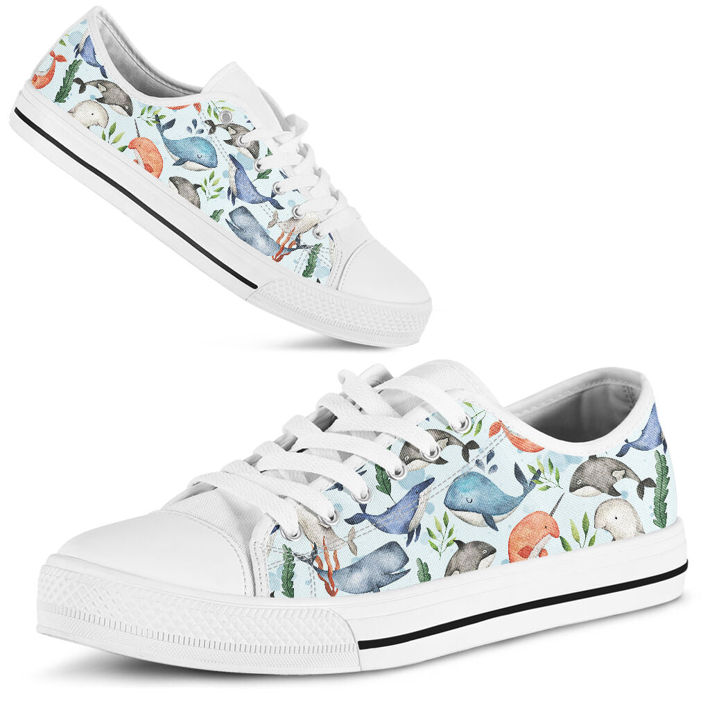 Lovely Whales Whale Low Top Shoes 0622