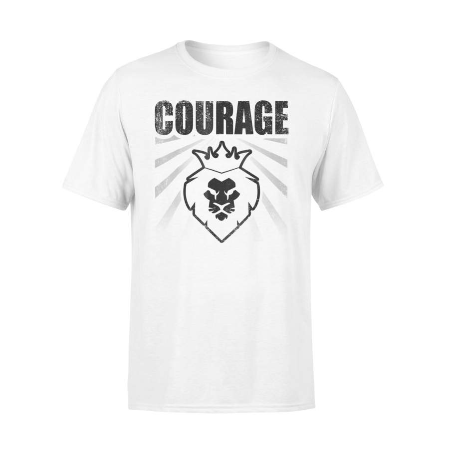 Awesome Motivational Lion Courage Brave T-Shirt