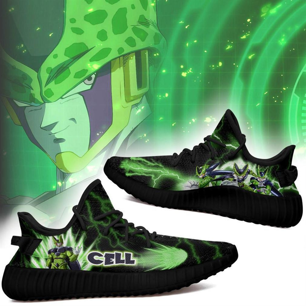 Cell Yz Sneakers Dragon Ball Z Shoes Anime Yeezy Sneakers Shoes Art 65