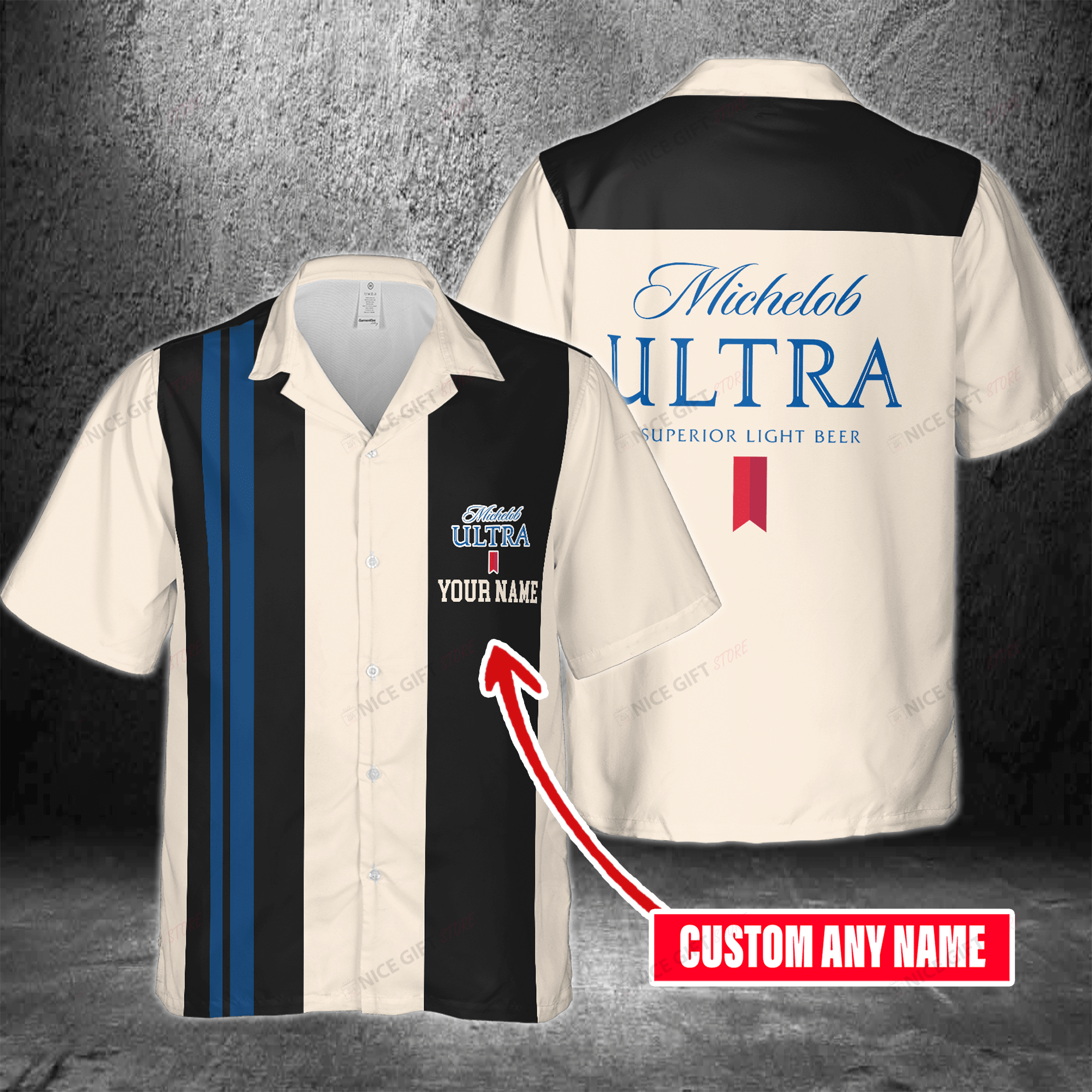 Michelob Ultra Custom Name Hawaiian Shirt 3Hs-I9X7